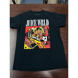 Juice Wrld Black Short Sleeve Graphic Tee Size Medium